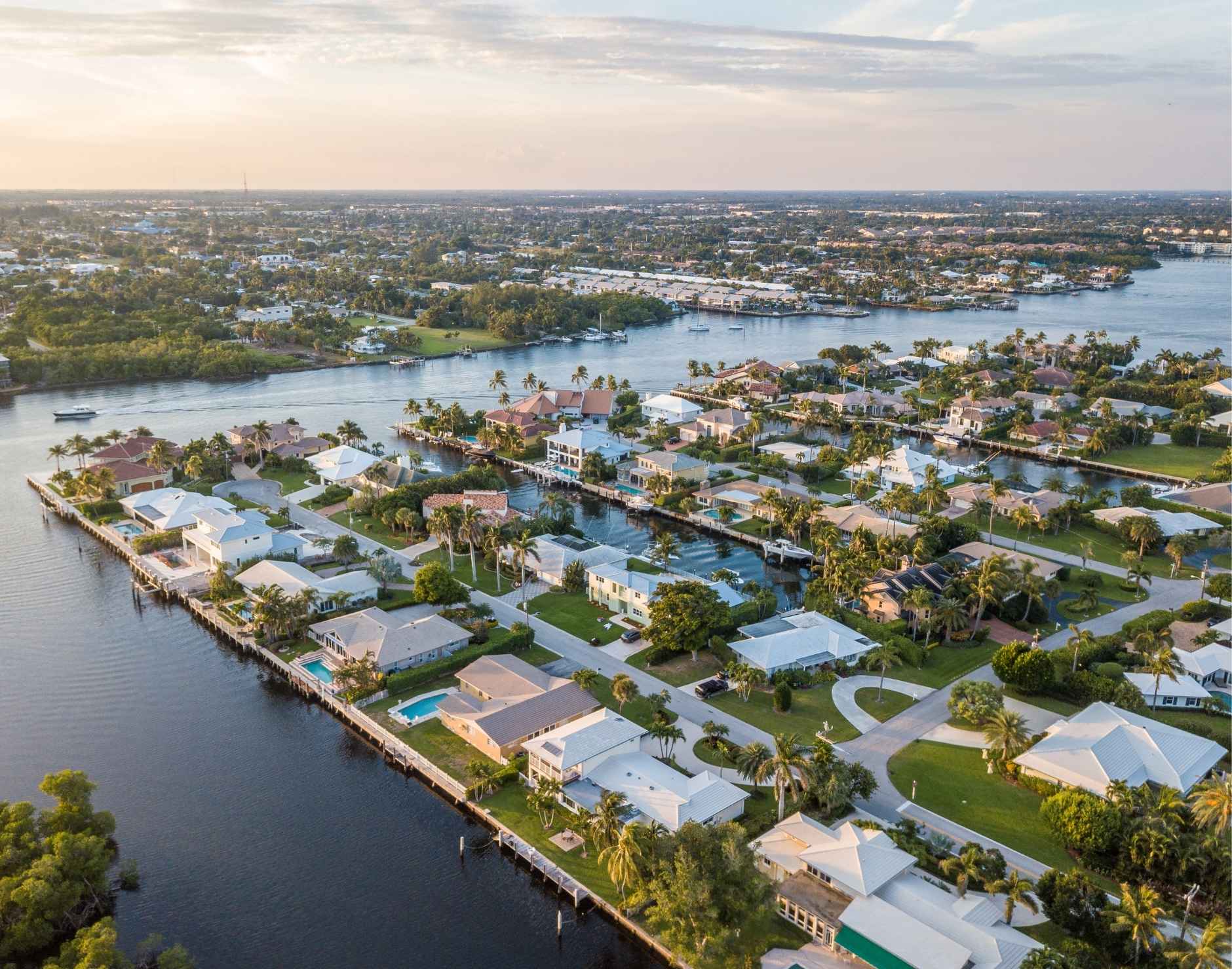 Florida has vast coastal properties that use specific waterfront roofing systems in Tequesta.