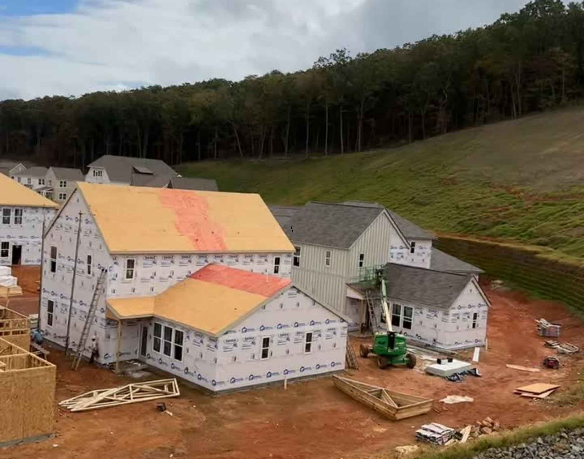 The standard nailing pattern for roof decking (OSB or plywood sheathing) is generally referred to as 6 and 12. This means nails are spaced every 6 inches along the supported panel edges and every 12 inches in the field (the intermediate supports or middle sections of the panel).